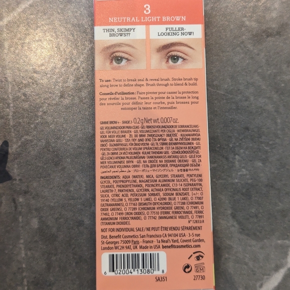 Benefit Precisely my Brow and Gimmie Brow - Picture 3 of 3